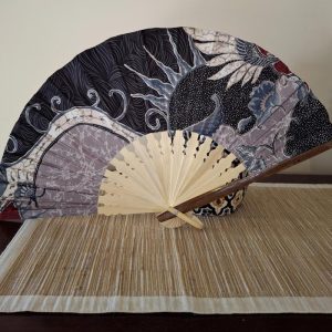 Bali Batik fabric Fan